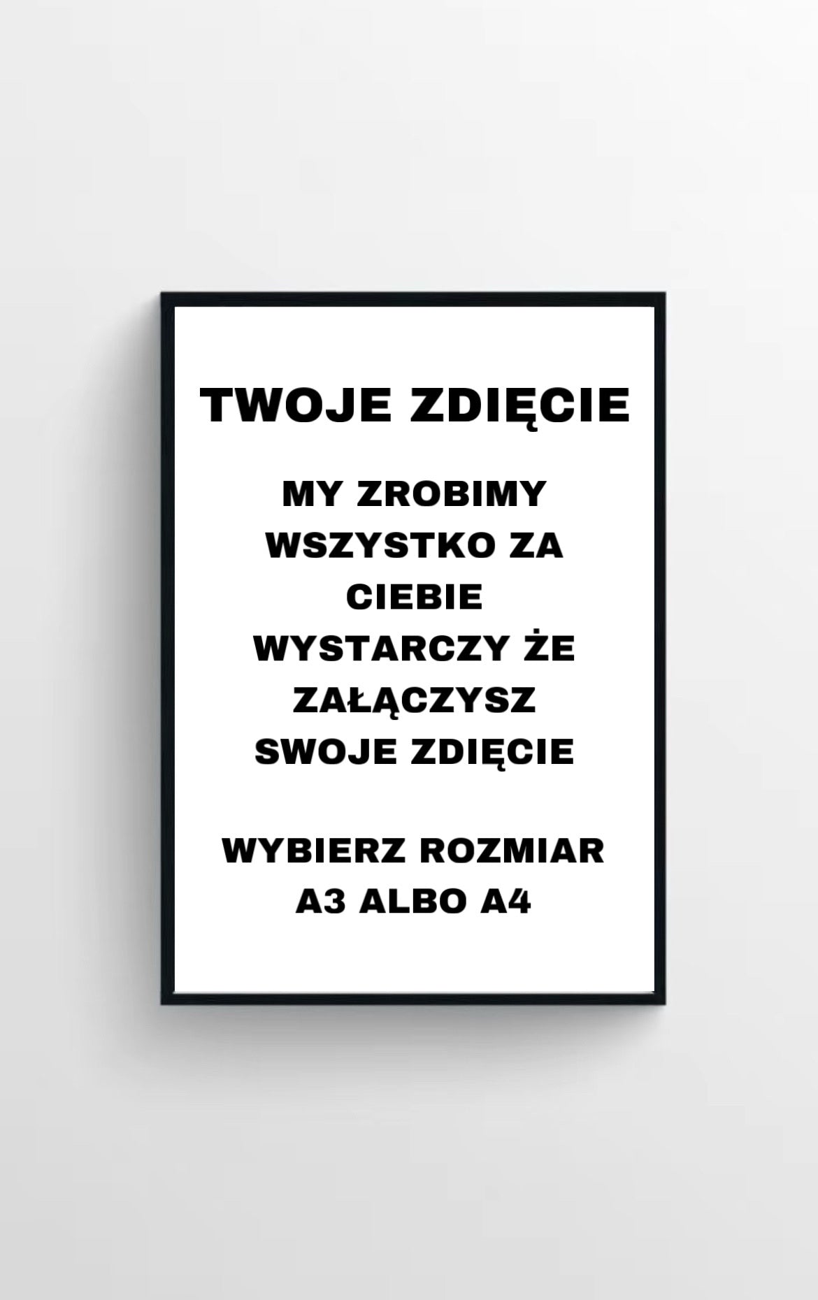 SPERSONALIZOWANY PLAKAT - pionowy